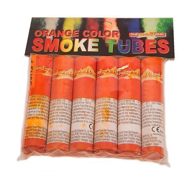 verkoop - attributen - Vuurwerk - Smoke tubes oranje